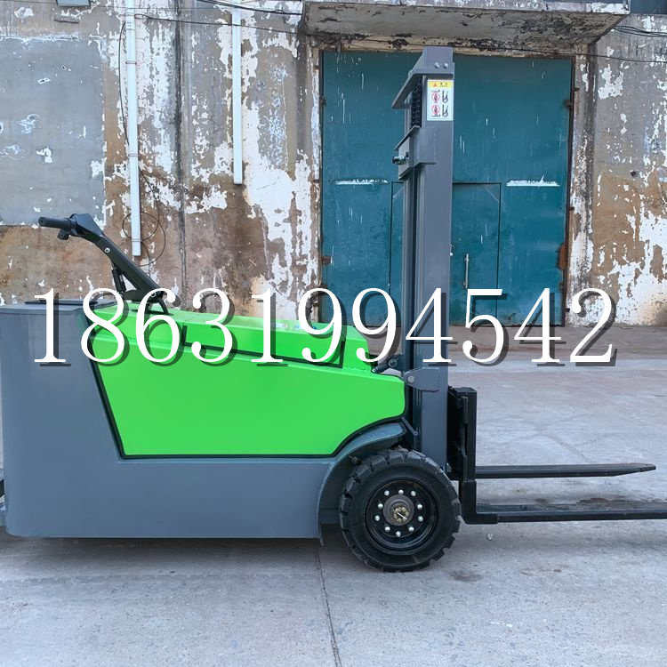 矿区小型电动叉车1吨2吨步行站驾式电瓶堆高充电装卸车液压升降车铲车